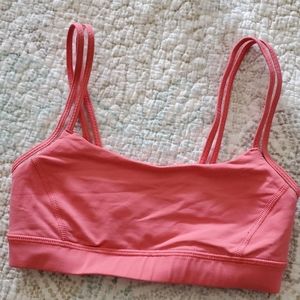 Coral lululemon bra